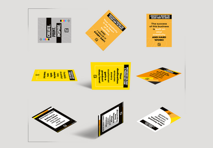 Personalized Company Quote Cards