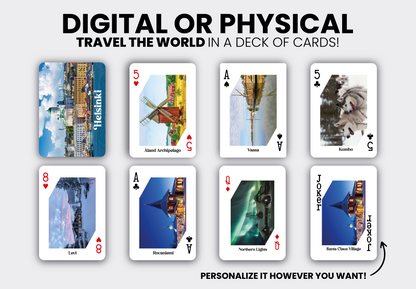 RUSH Magical Towns of Finland Playing Cards