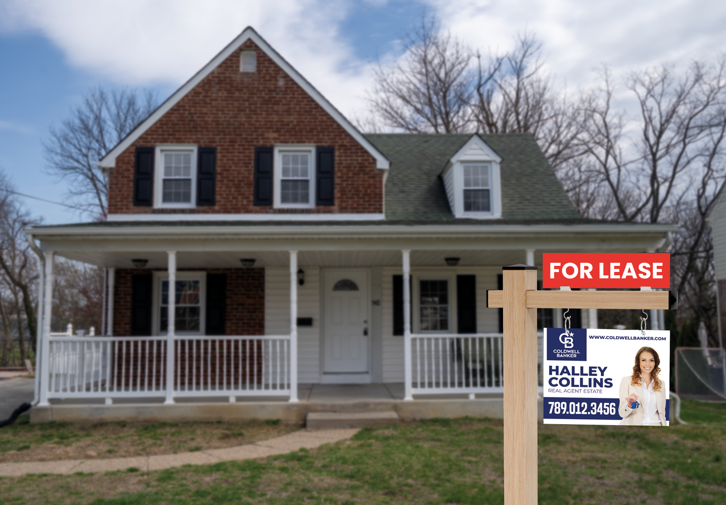 Custom real estate yard sign | Realtor Outdoor sign | Coldwell Banker Open House Sign
