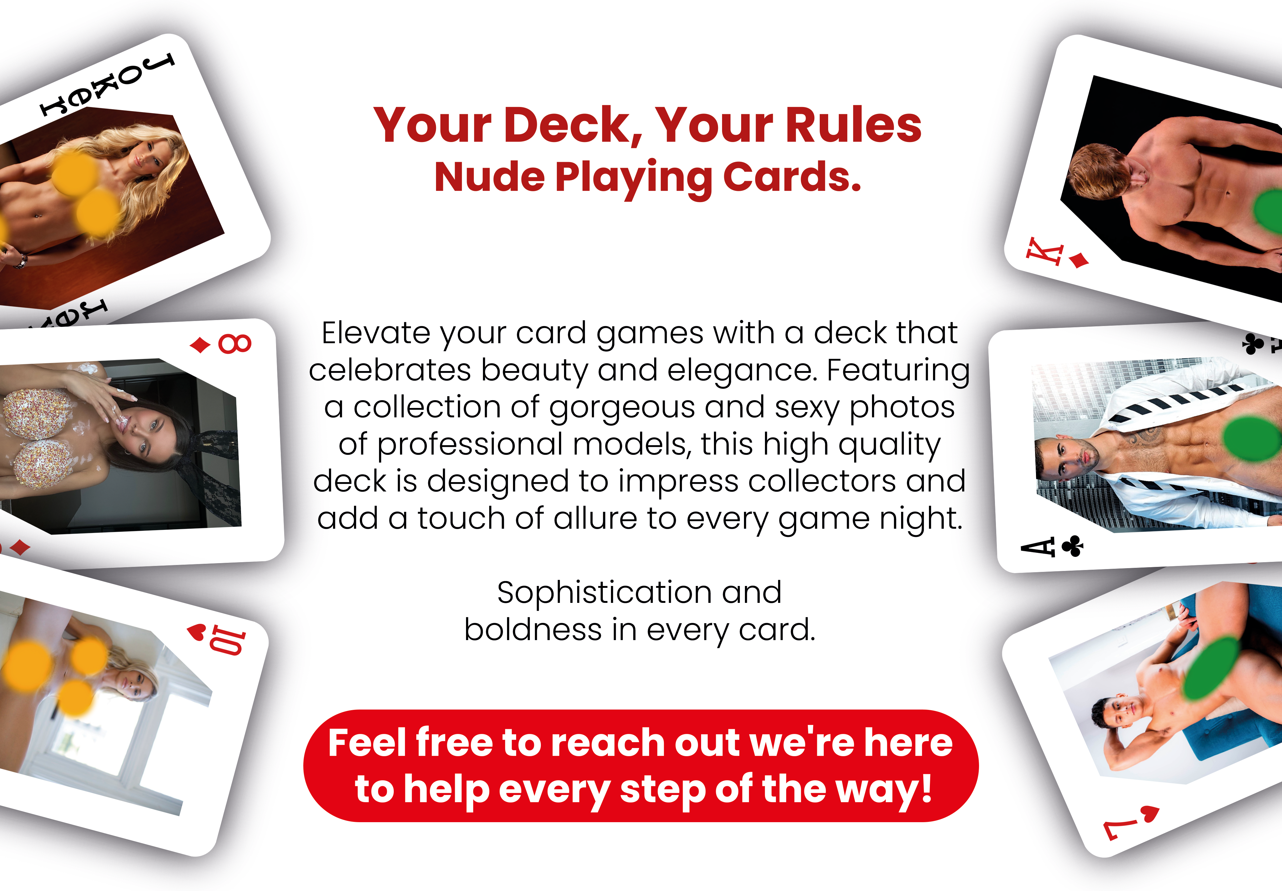 RUSH Nude Playing Cards