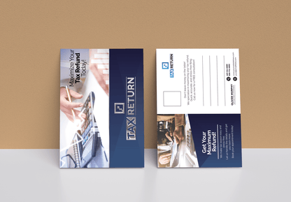 Tax Return Postcards | Luxury