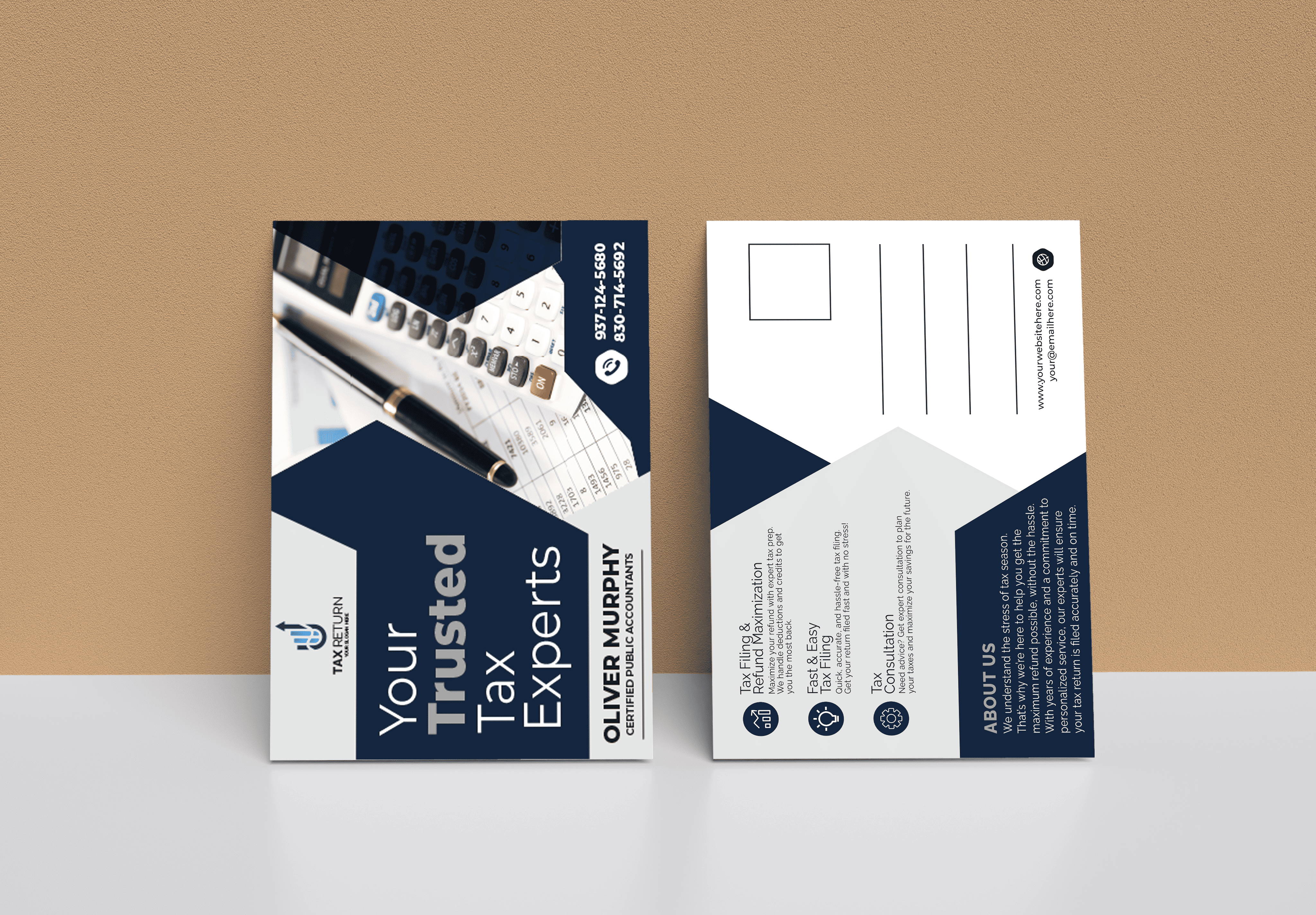 Tax Return Postcards