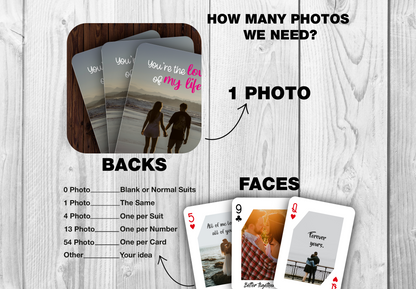 RUSH Custom Lover’s Deck | Love Adventure Playing Cards