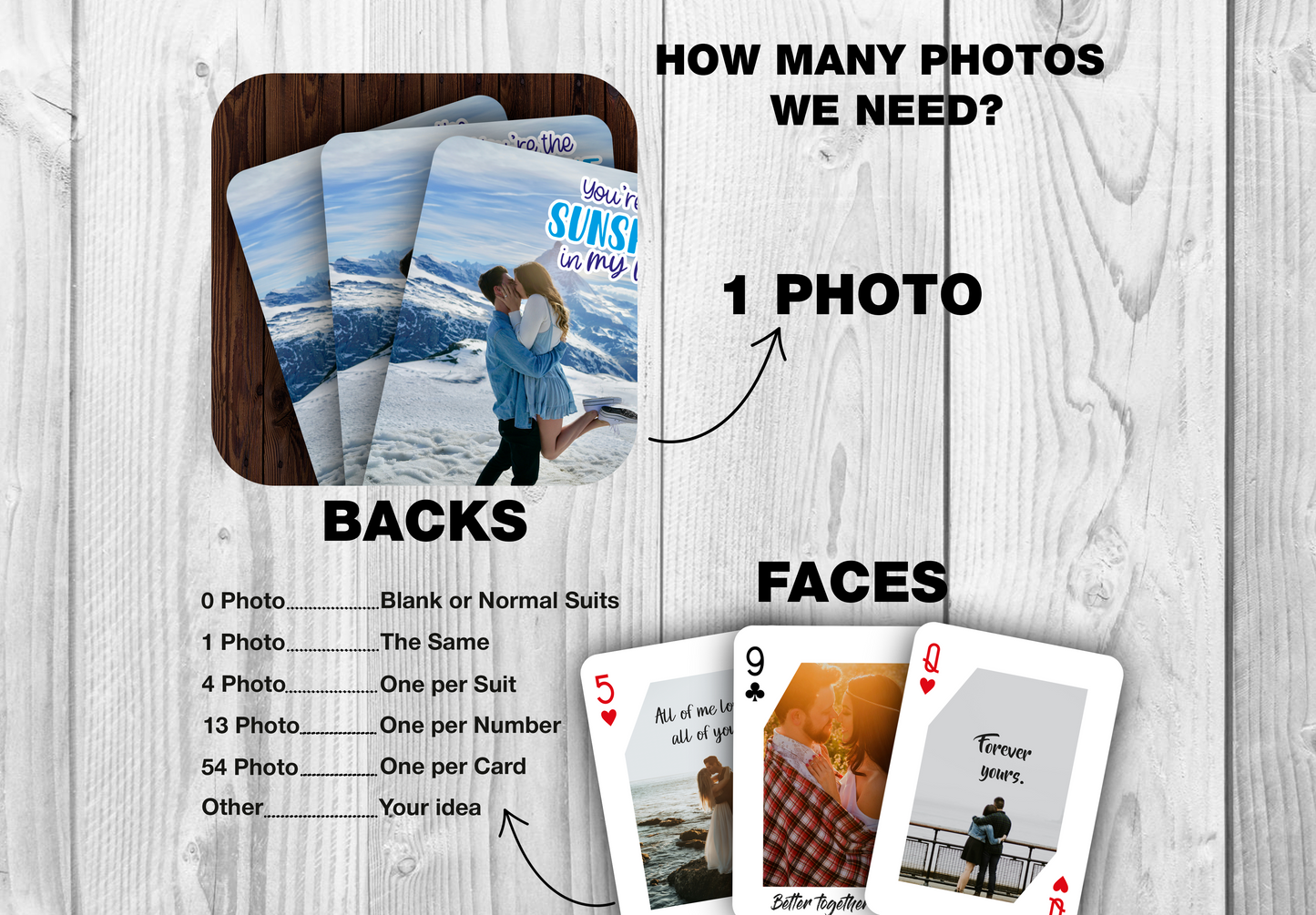 RUSH Custom Lover’s Deck | Love Adventure Playing Cards