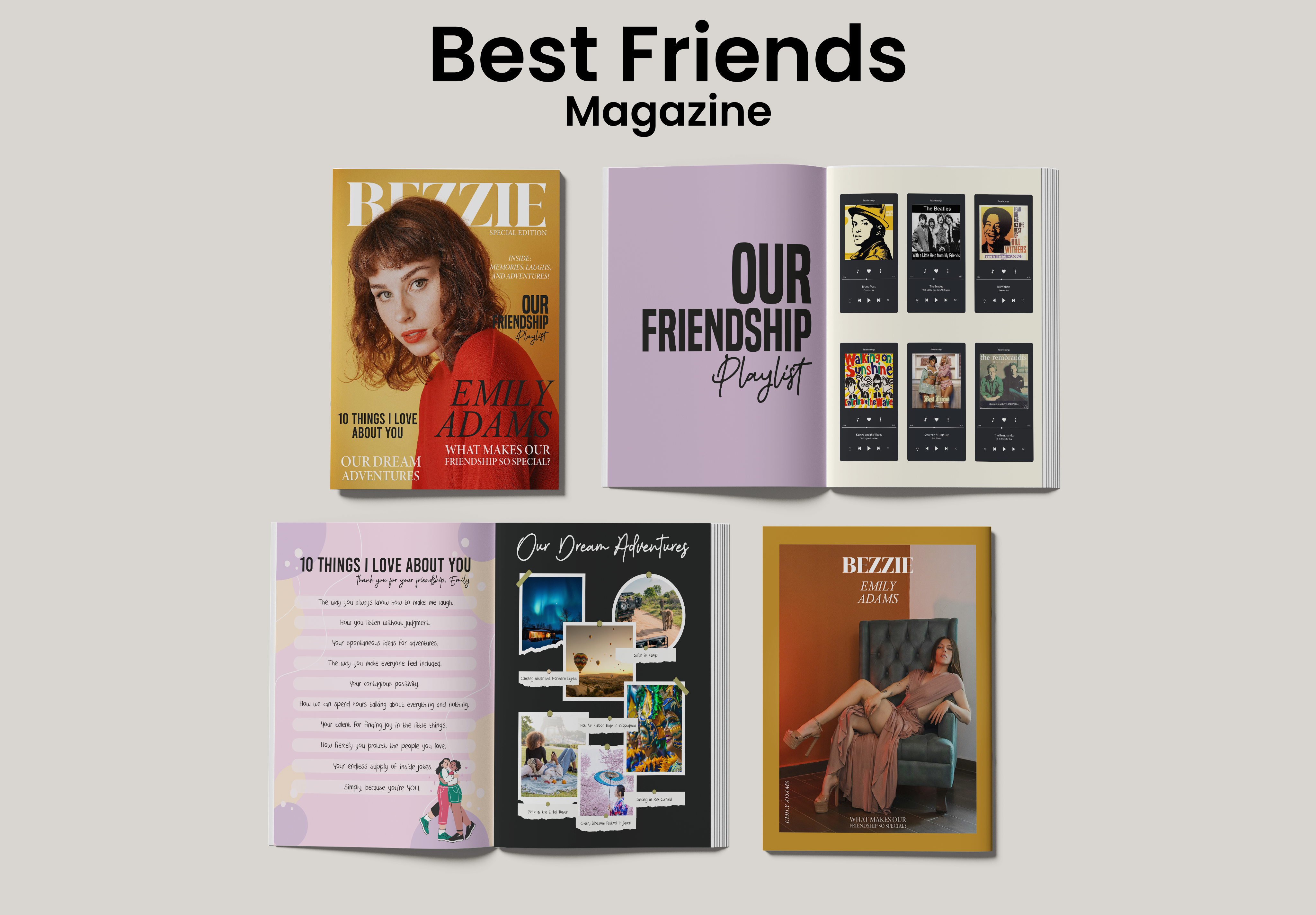 Custom Best Friend Magazine