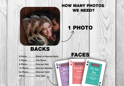 Love Coupon Cards | Love Adventure Playing Cards