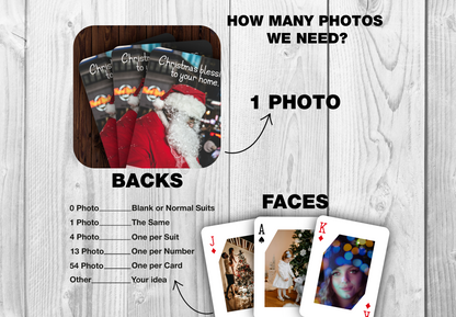 RUSH Marry Christmas Playing Cards