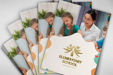 Load image into Gallery viewer, School Custom Presentation Folders With Embossed Foil,  9x12, with pockets, Marketing For School, School Pocket Folders
