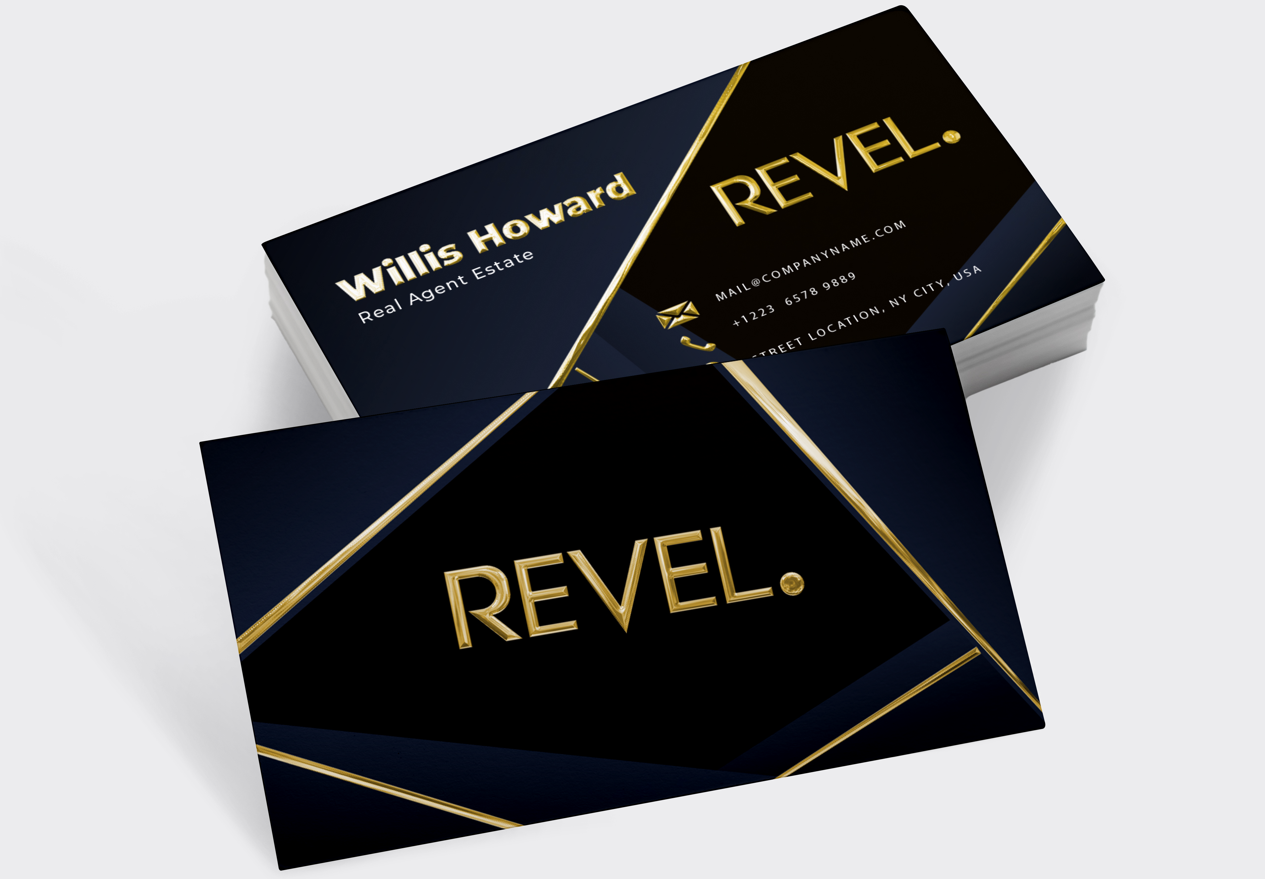 REVEL Business Cards Luxury