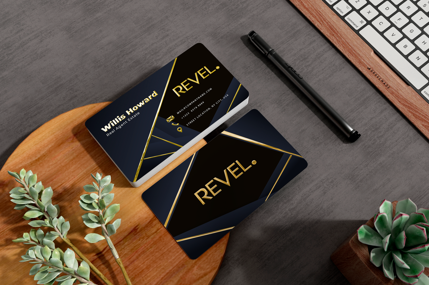 REVEL Business Cards Luxury
