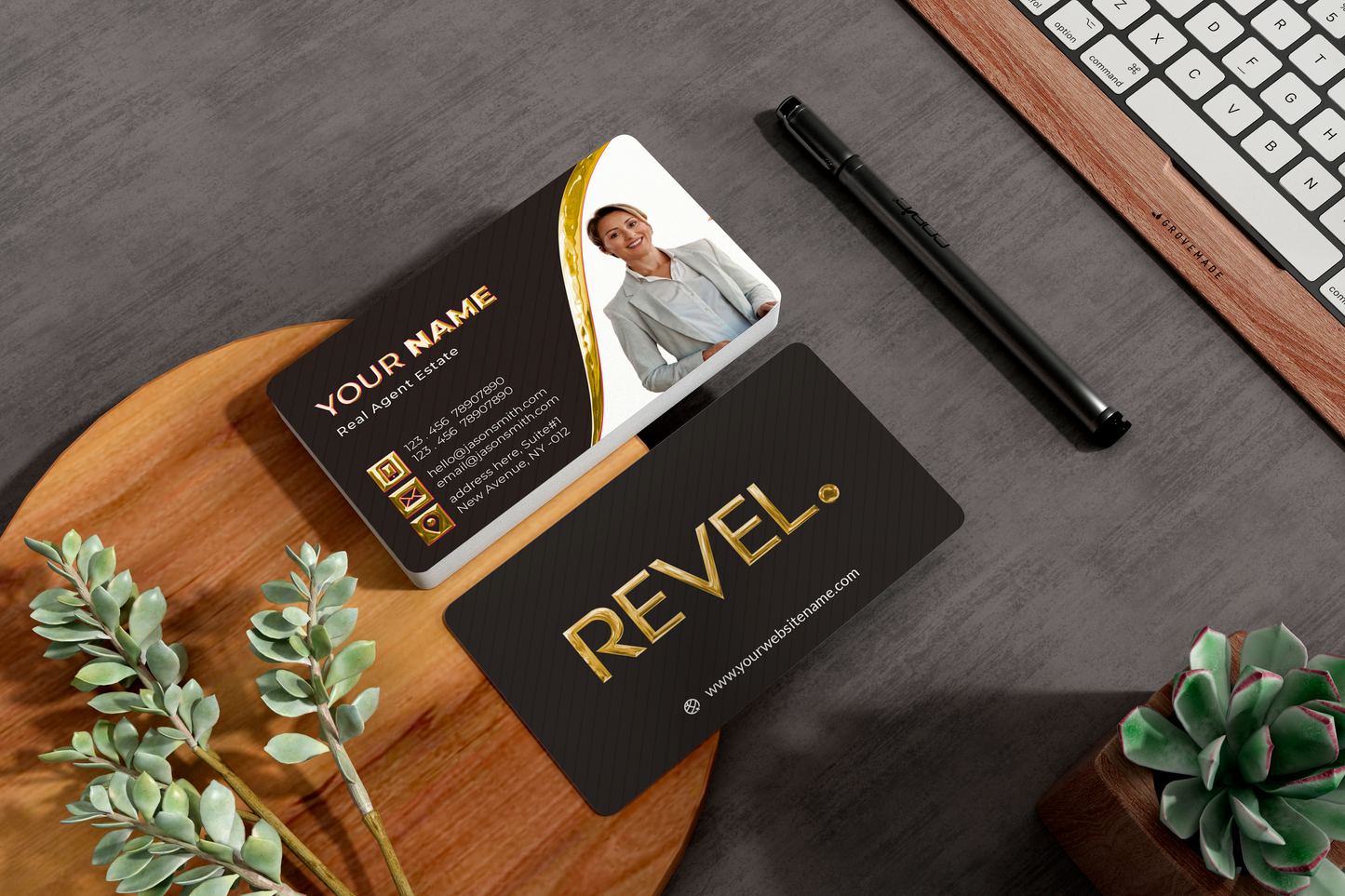 REVEL Business Cards Luxury