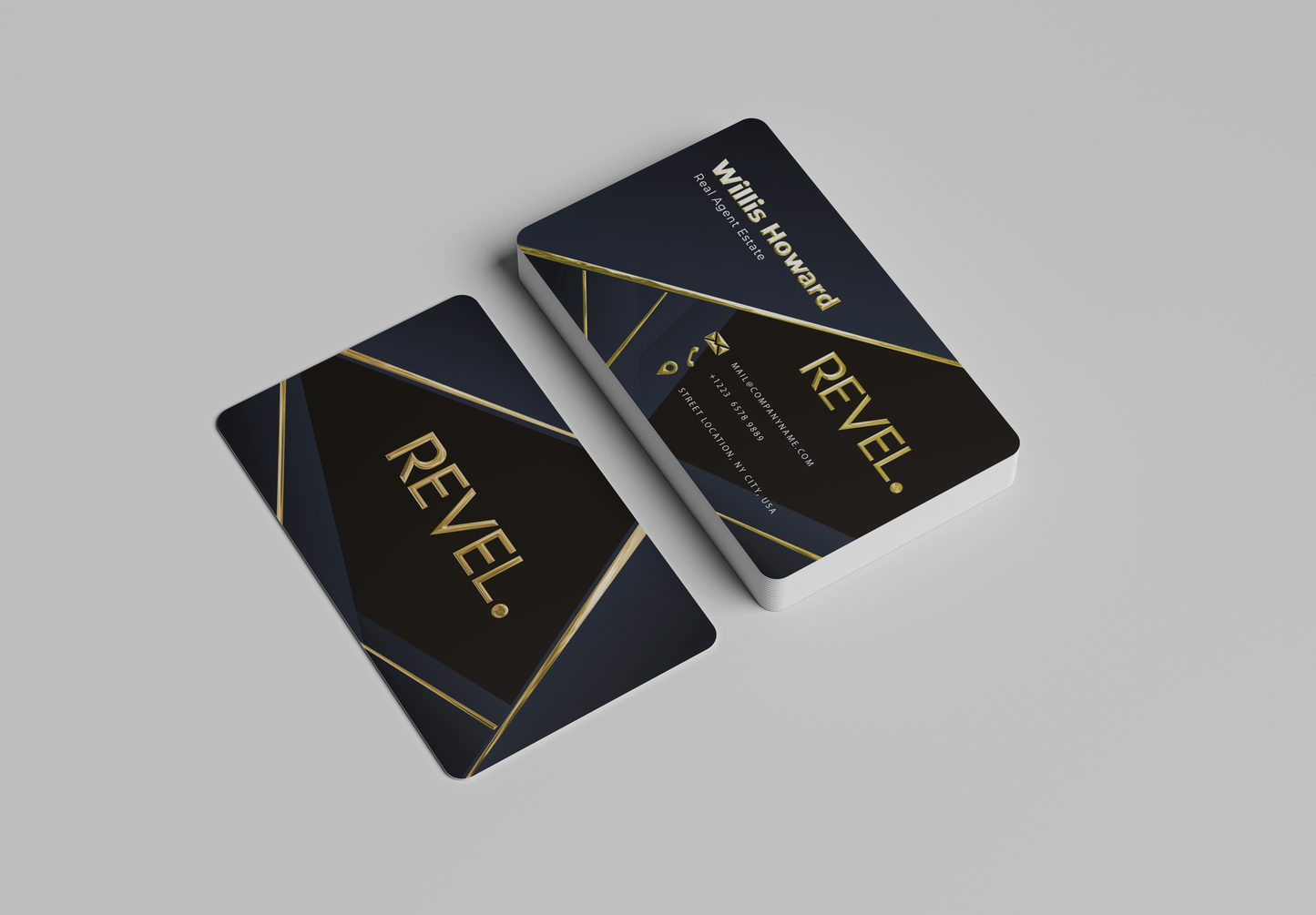 REVEL Business Cards Luxury