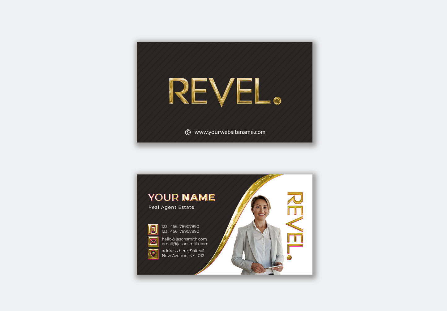 REVEL Business Cards Luxury
