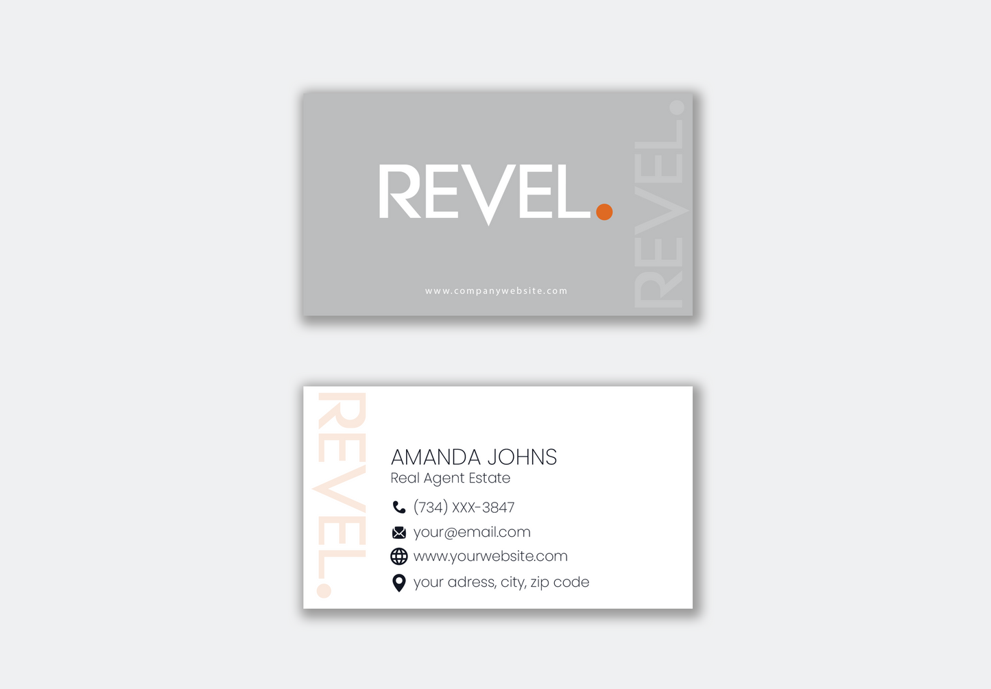 REVEL Business Cards Economy