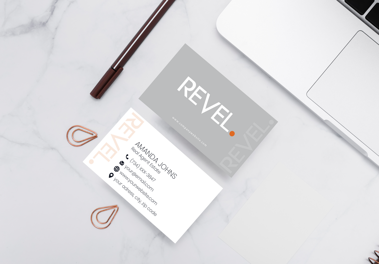 REVEL Business Cards Economy