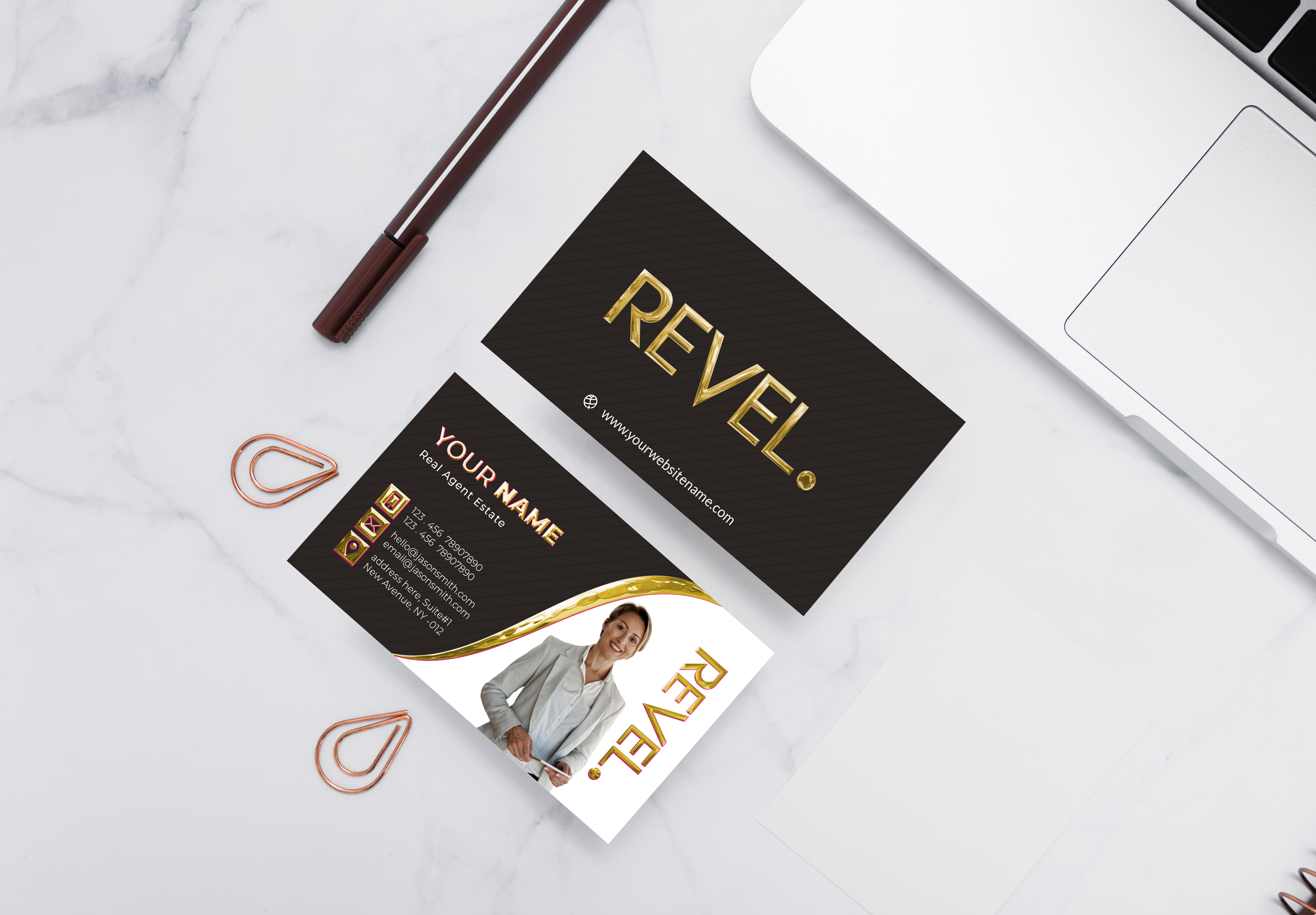 REVEL Business Cards Luxury