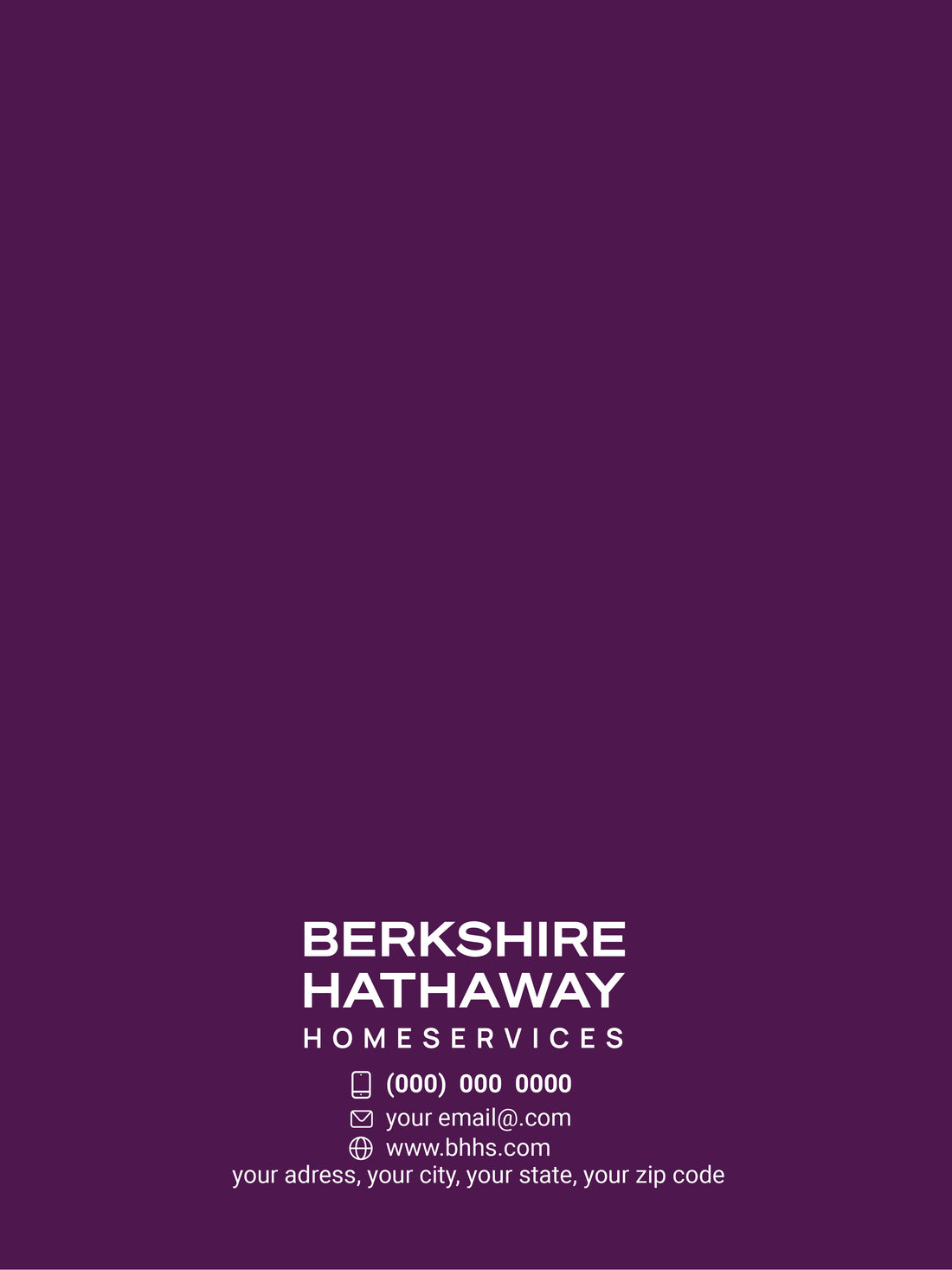 Presentation Folder |  Berkshire Hathaway | Custom