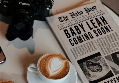 Newspaper Baby Announcement