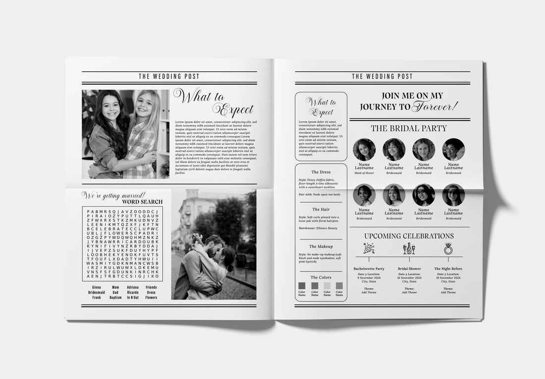 Bridesmaid Proposal Newspaper