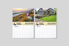 Load image into Gallery viewer, Printed 2024 Wall Calendar - Personalized Calendar -  12 Month Calendar -  A Year of Your Own Photos - Perfect Christmas Gift
