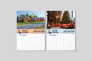 Printed 2024 Wall Calendar - Personalized Calendar -  12 Month Calendar -  A Year of Your Own Photos - Perfect Christmas Gift