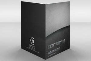 Century 21 Custom Luxury Presentation Folder Printing With Embossed Foil - 004