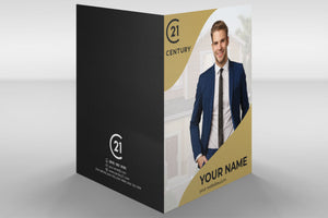 Century 21 Custom Presentation Folder Printing with Soft touch laminating - 008