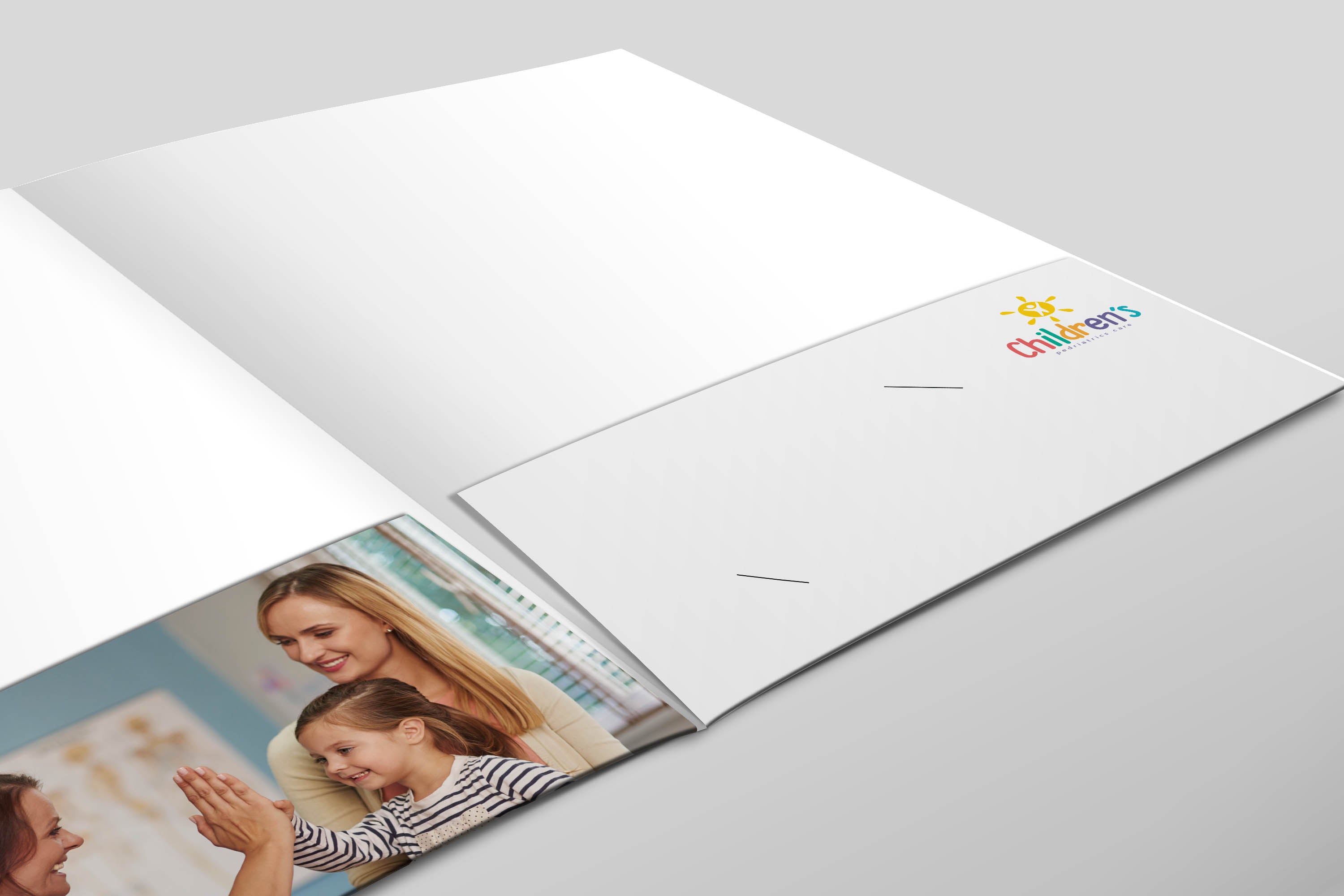 Presentation Folders | Custom | Marketing For Pediatrician | Luxury