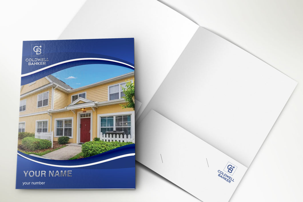 Coldwell Banker Custom Luxury Presentation Folder Printing With Embossed Foil - 006