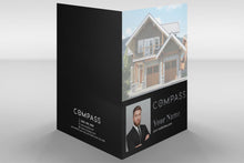 Load image into Gallery viewer, Compass Custom Luxury Presentation Folder Printing With Embossed Foil - 005
