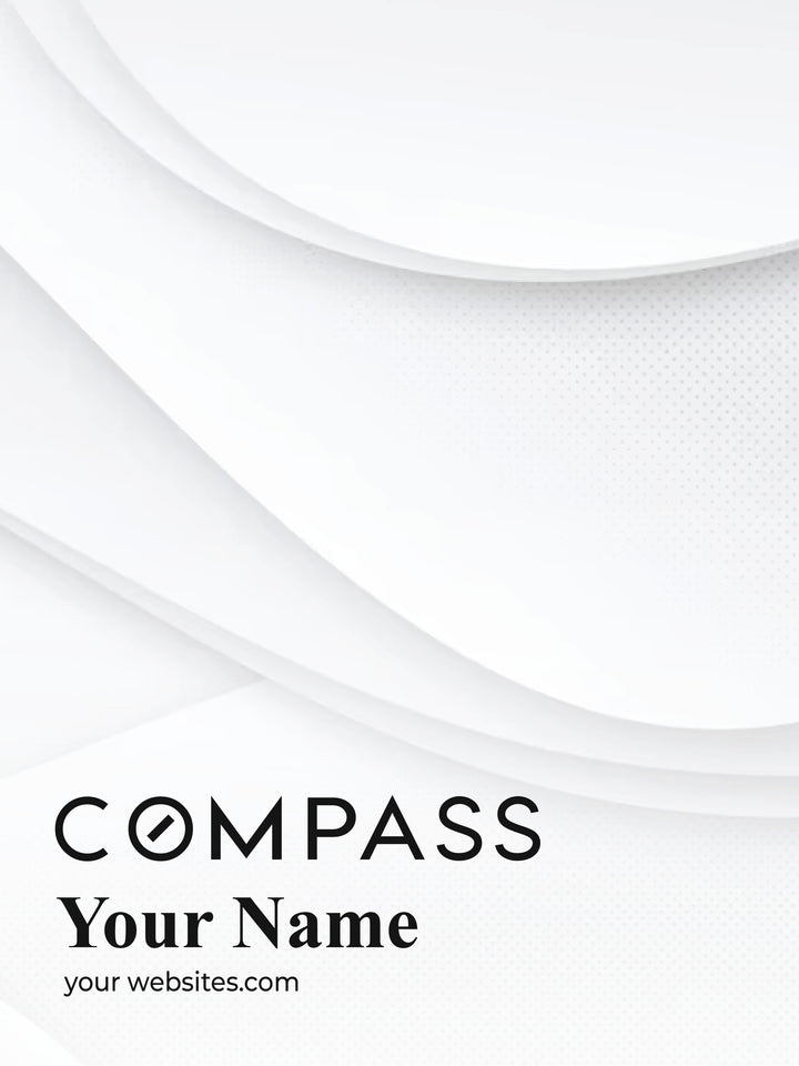 Compass Custom Presentation Folder Printing with Soft touch laminating - 002