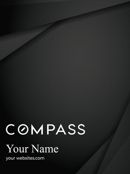 Compass Custom Presentation Folder Printing with Soft touch laminating - 004