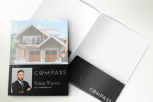 Load image into Gallery viewer, Compass Custom Luxury Presentation Folder Printing With Embossed Foil - 005
