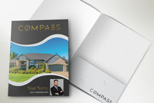 Load image into Gallery viewer, Compass Custom Luxury Presentation Folder Printing With Embossed Foil - 009
