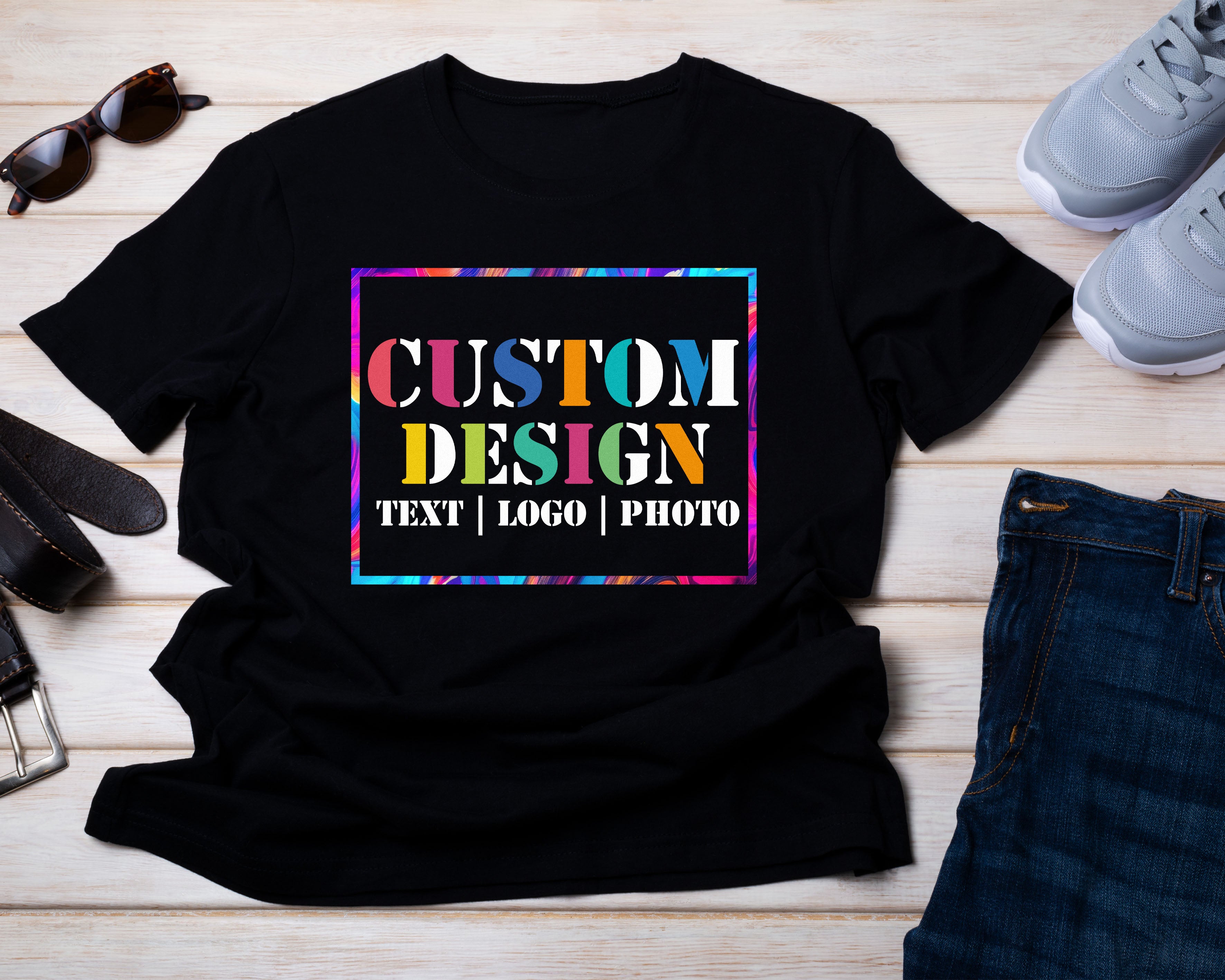 Custom Print T-Shirt | Personalized T-shirt | Custom Shirt