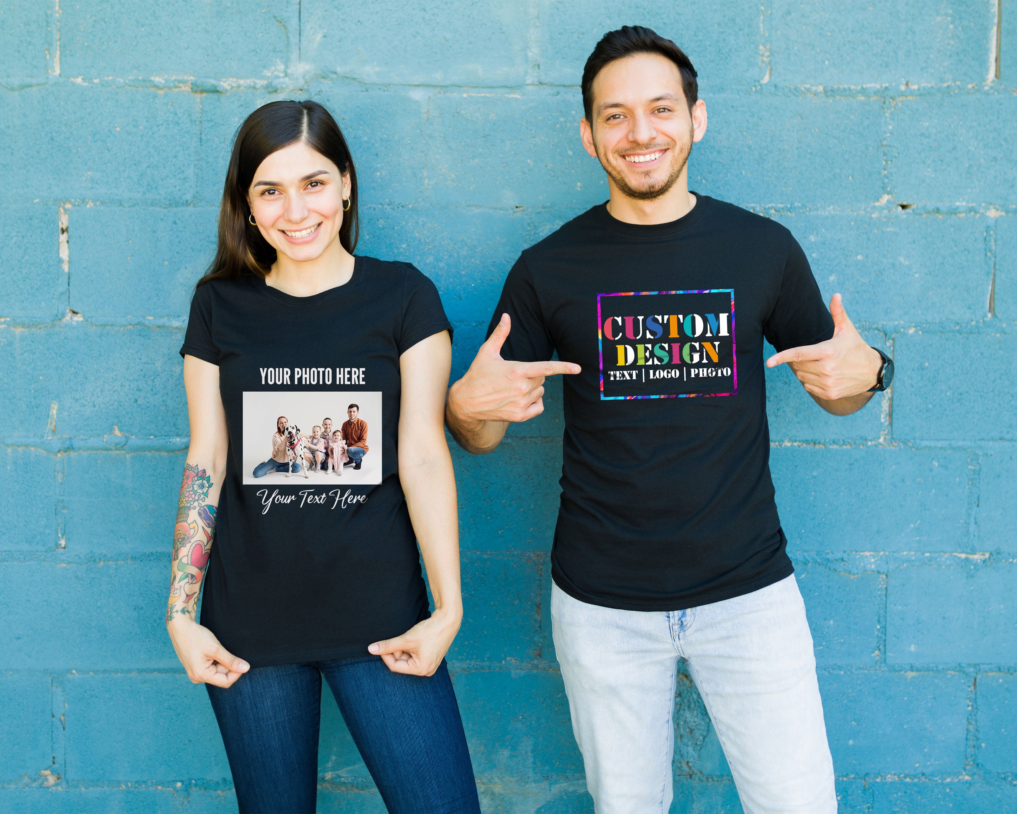 Custom Print T-Shirt | Personalized T-shirt | Custom Shirt