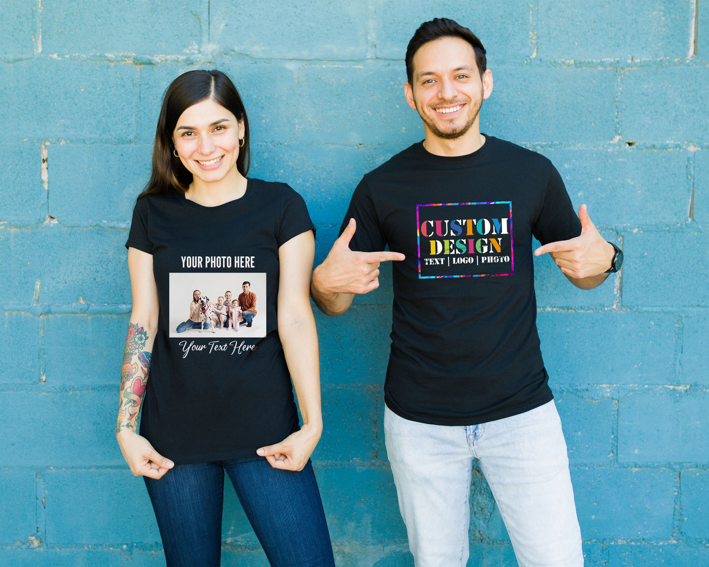 Custom Print T-Shirt | Personalized T-shirt | Custom Shirt