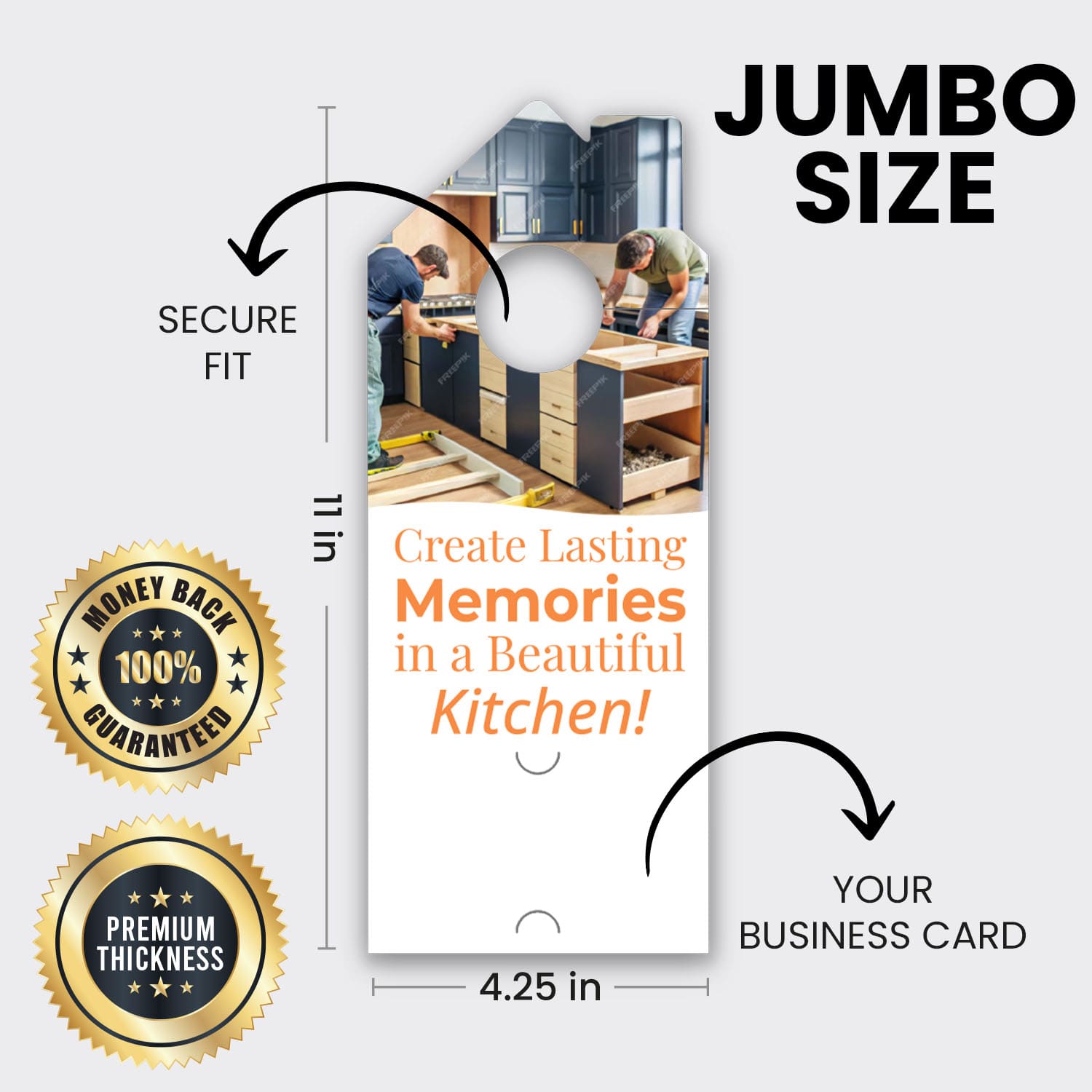 Kitchen Remodeling Services Door Hanger