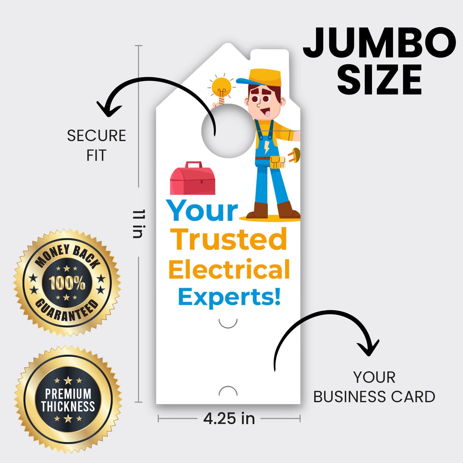 Electrician Services Door Hanger