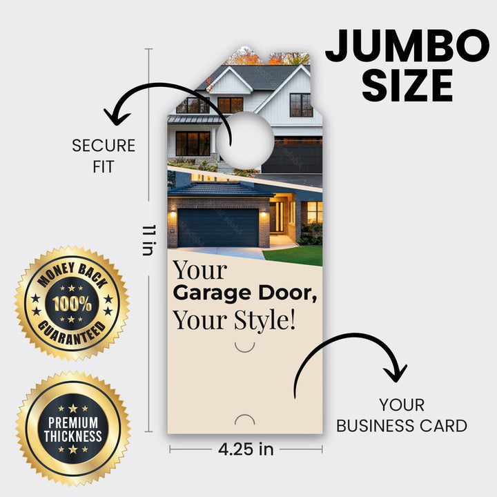 Garage Door Services Door Hanger