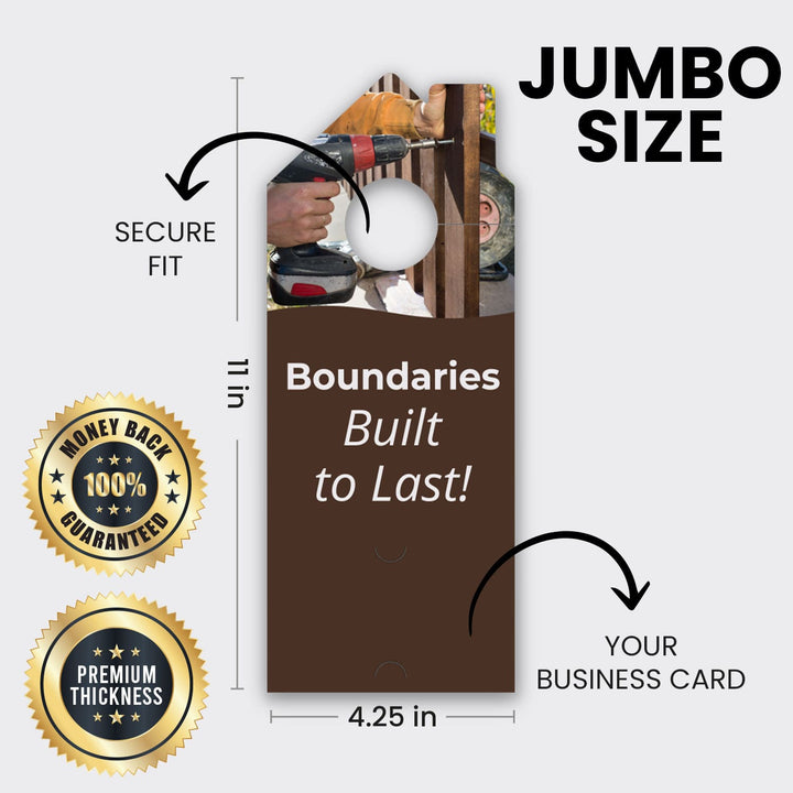 Fence Services Door Hanger