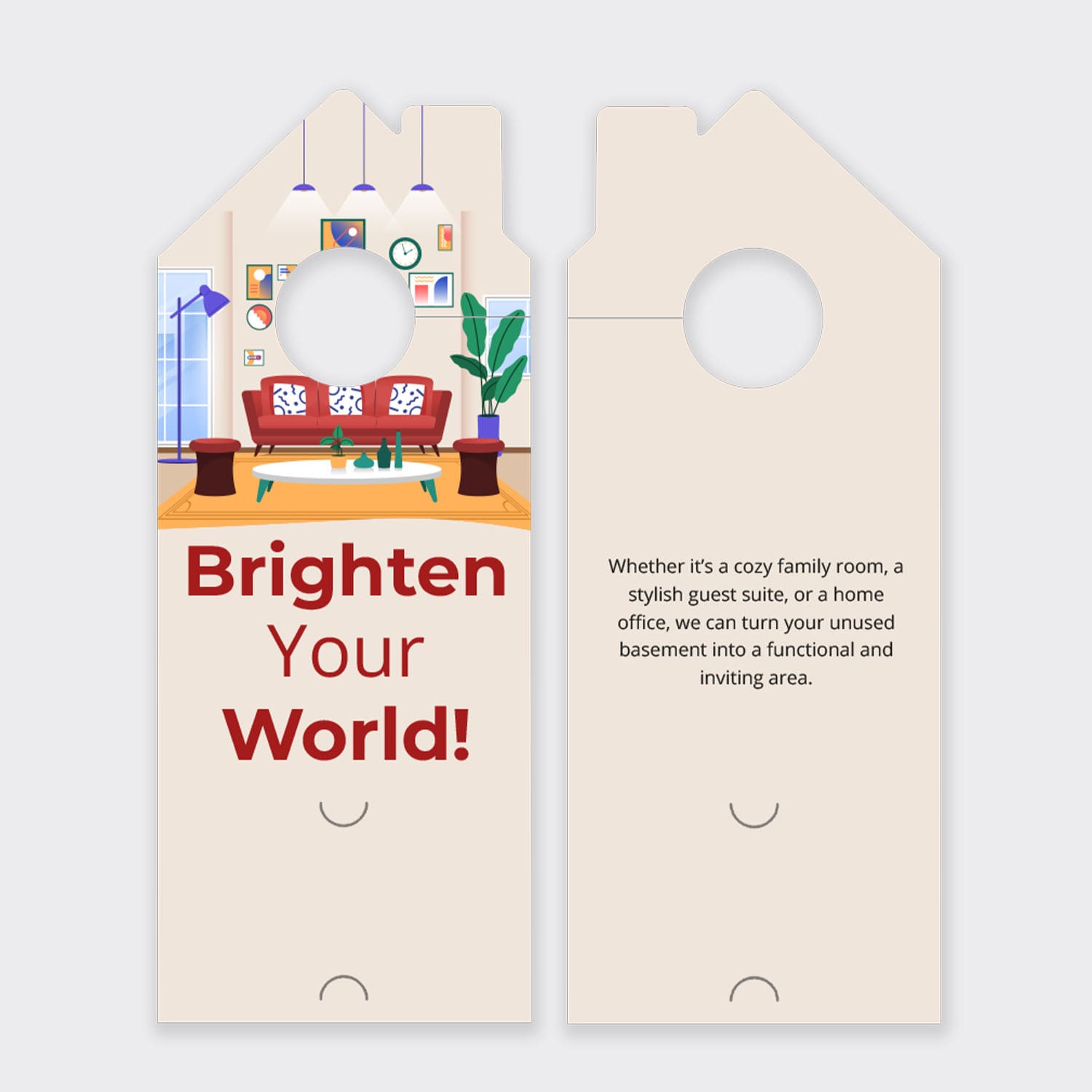 Electrician Services Door Hanger