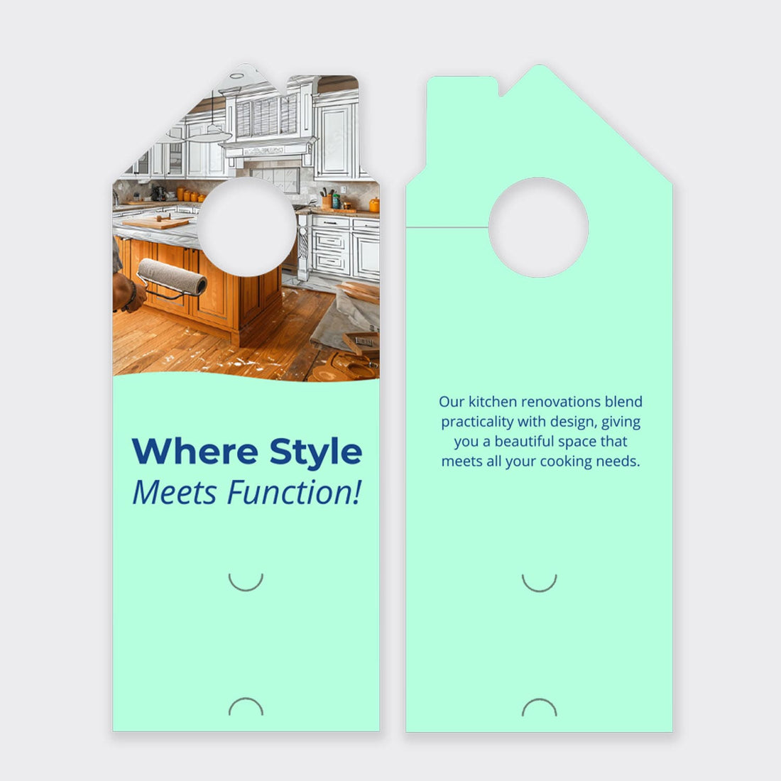 Kitchen Remodeling Services Door Hanger