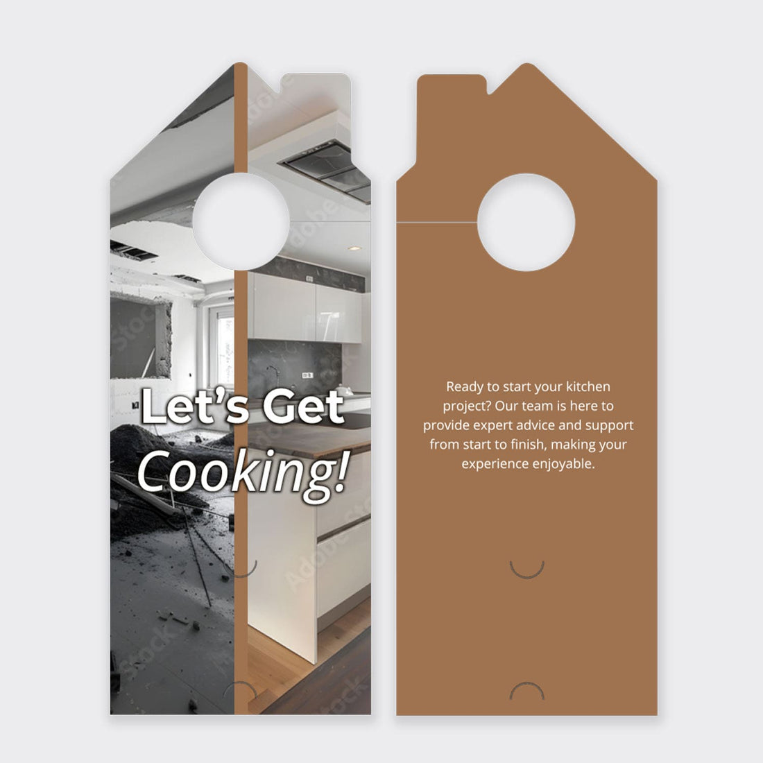 Kitchen Remodeling Services Door Hanger