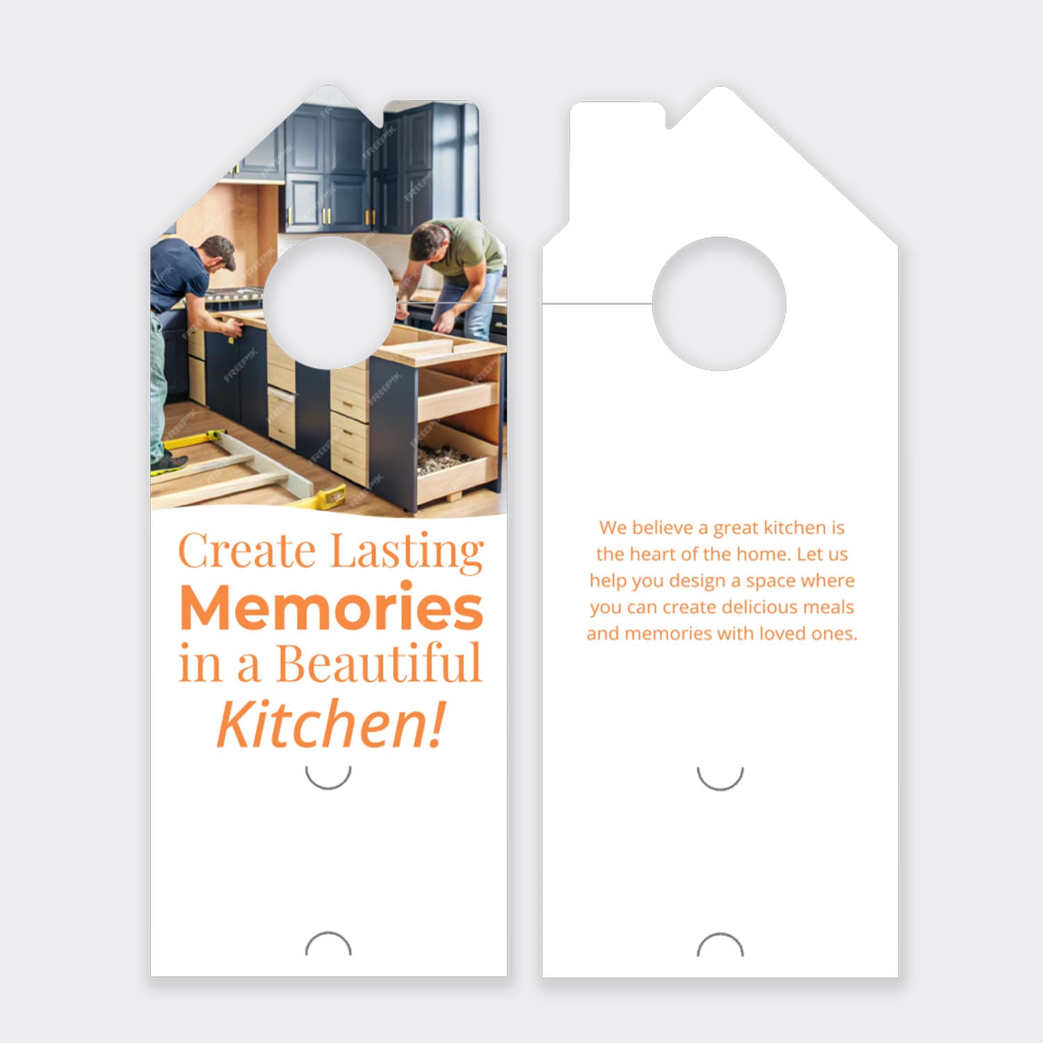 Kitchen Remodeling Services Door Hanger