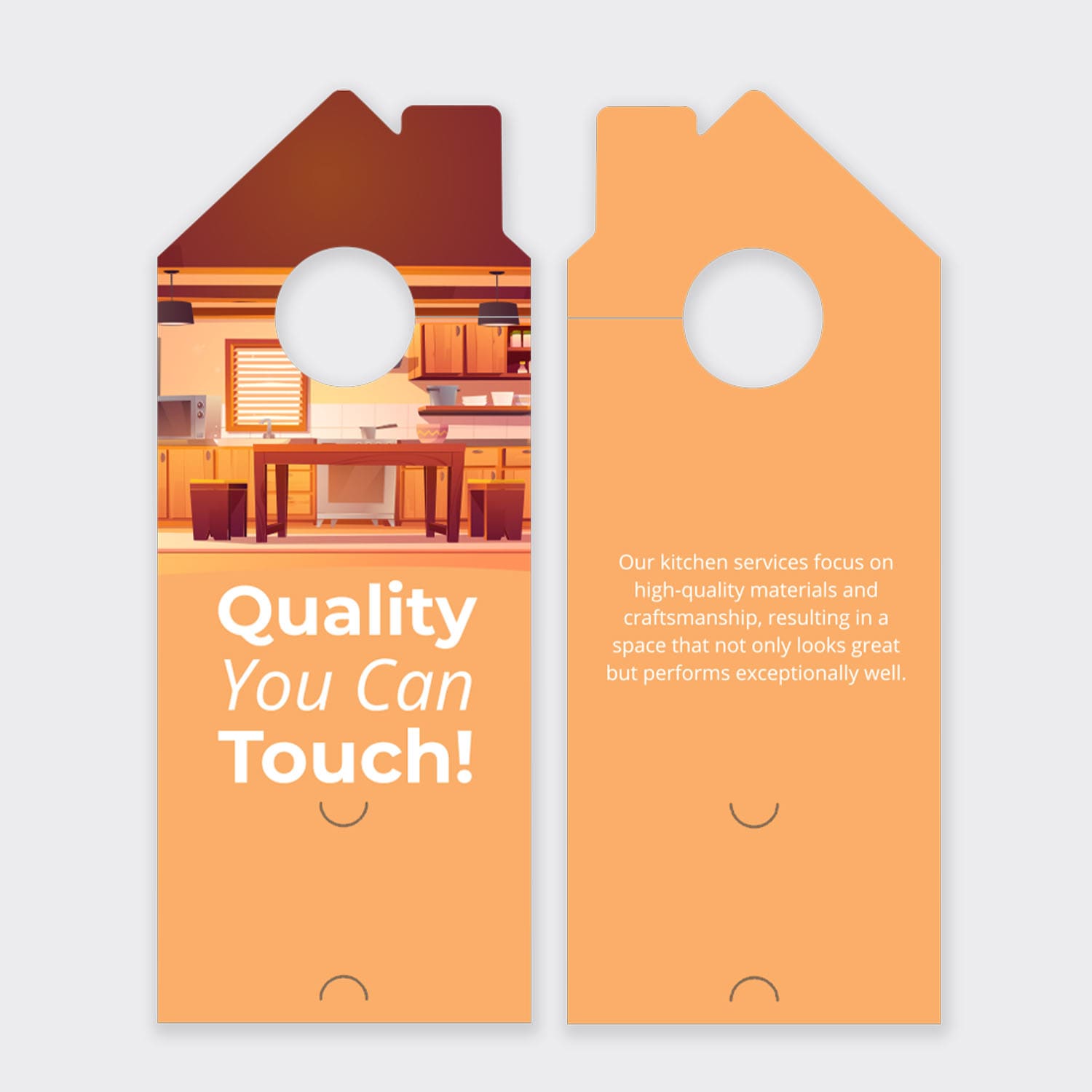 Kitchen Remodeling Services Door Hanger