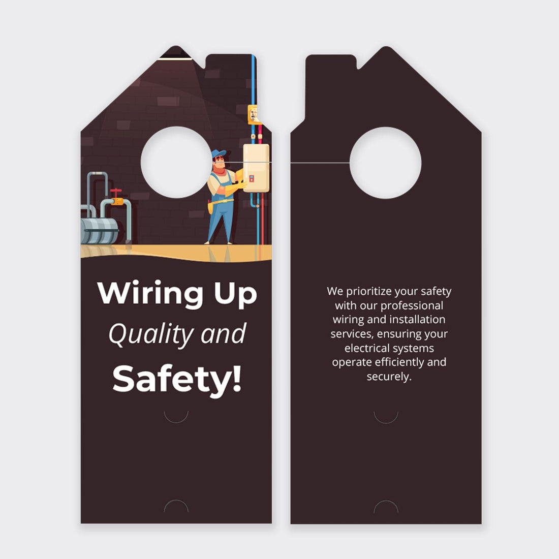 Electrician Services Door Hanger