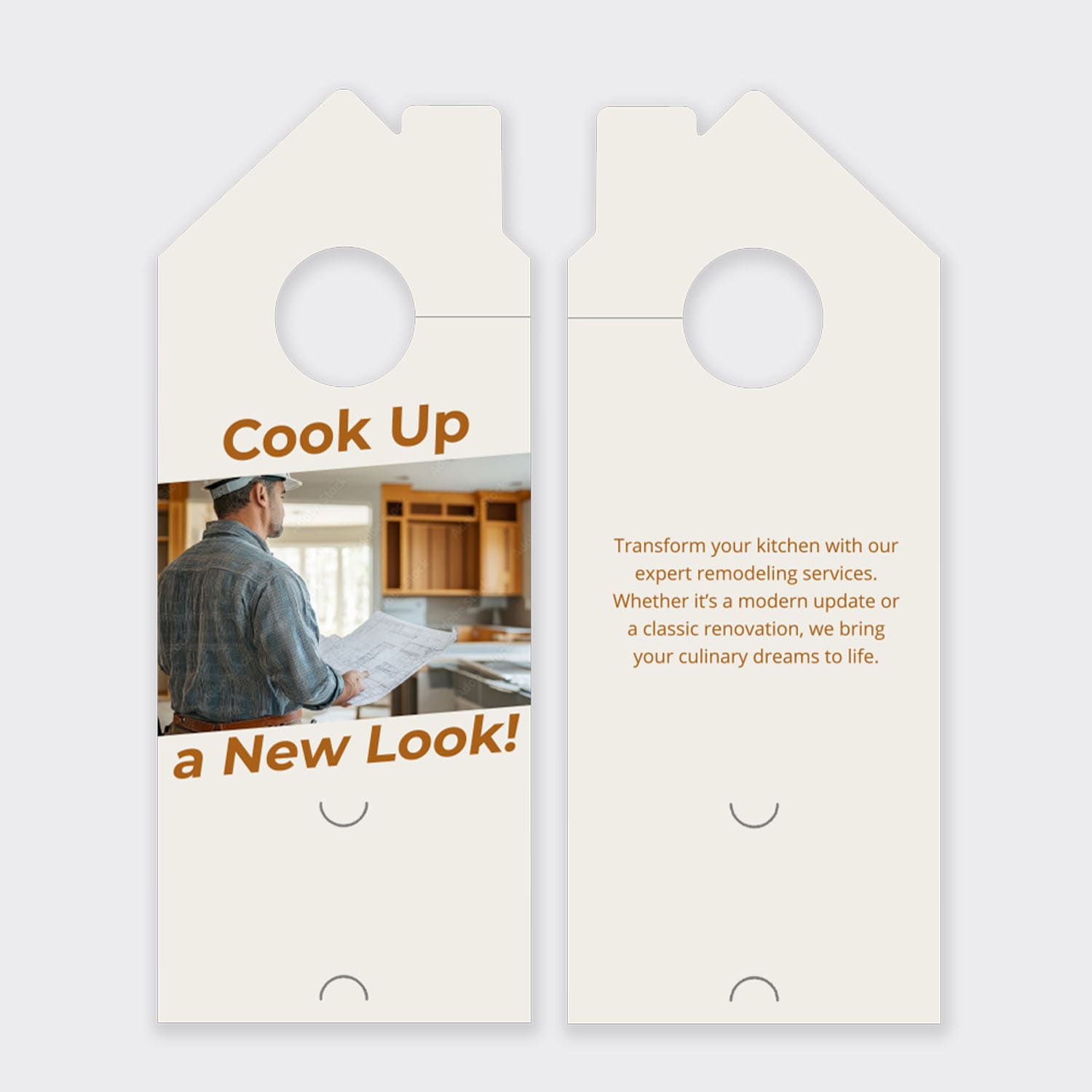 Kitchen Remodeling Services Door Hanger