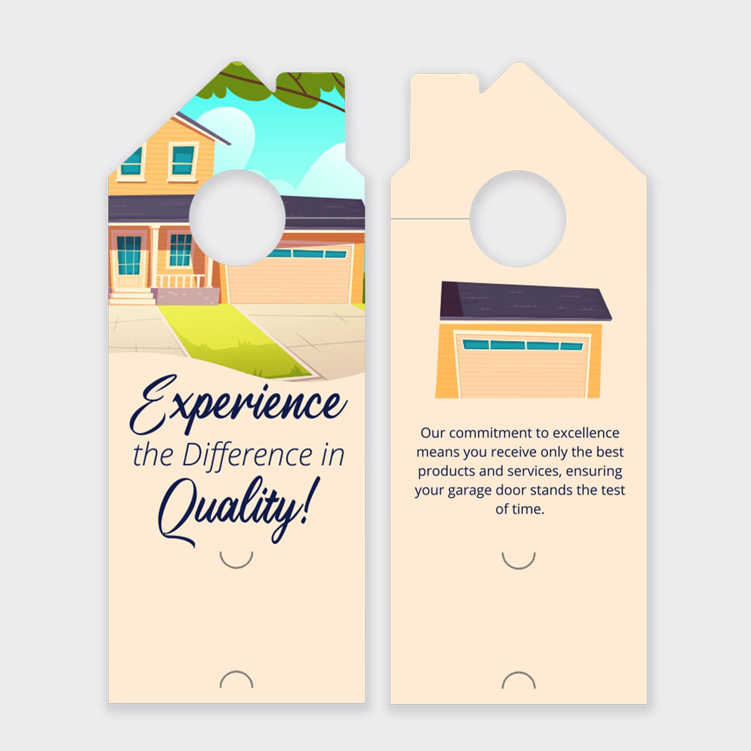 Garage Door Services Door Hanger
