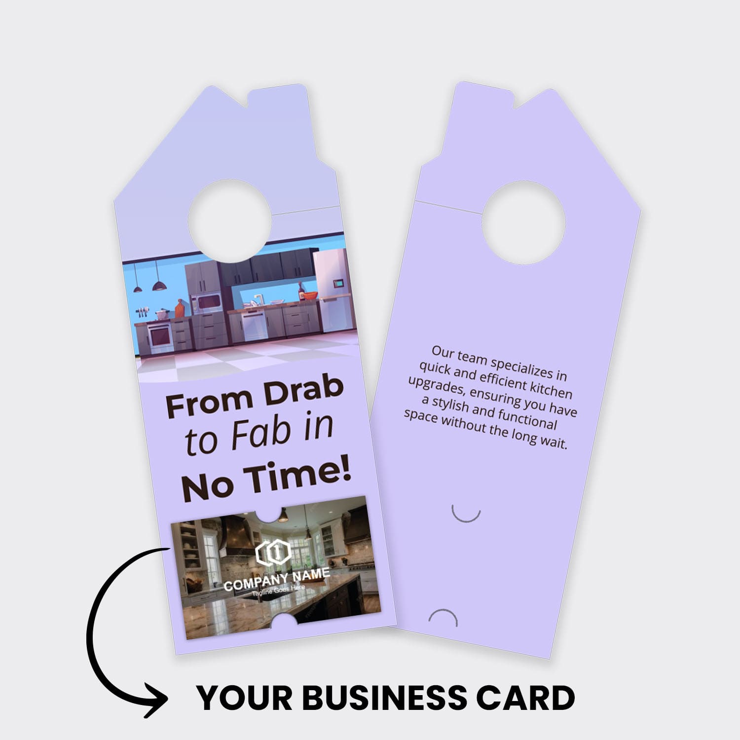 Kitchen Remodeling Services Door Hanger